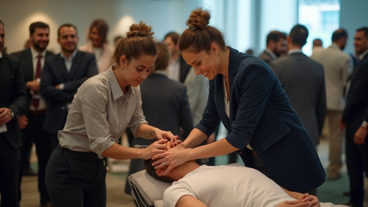 Etkinlikler İçin Mükemmel Çözüm: Sandalye Masajı İle Stresi Yenin