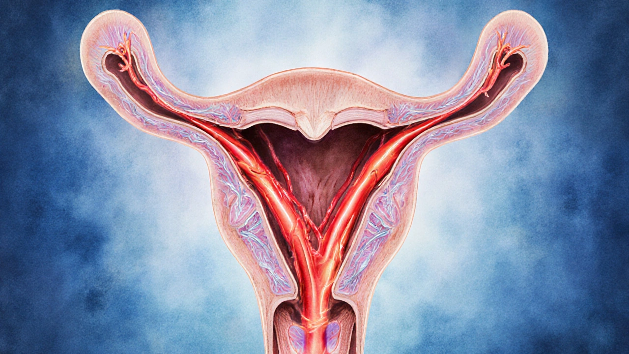 Peniste kan akışını artıran derin doku yapısı anatomik gösterimi.