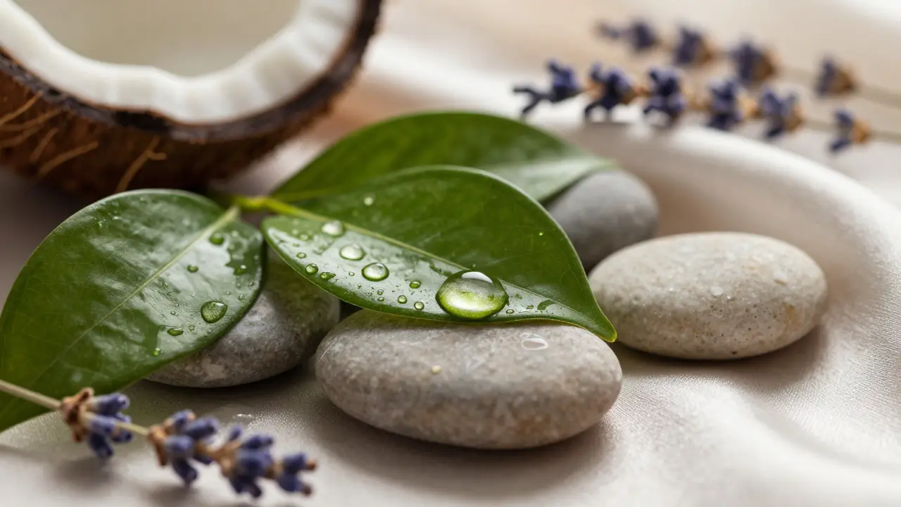 Doğal yağlar ve yumuşak dokuların yakından görüntüsü